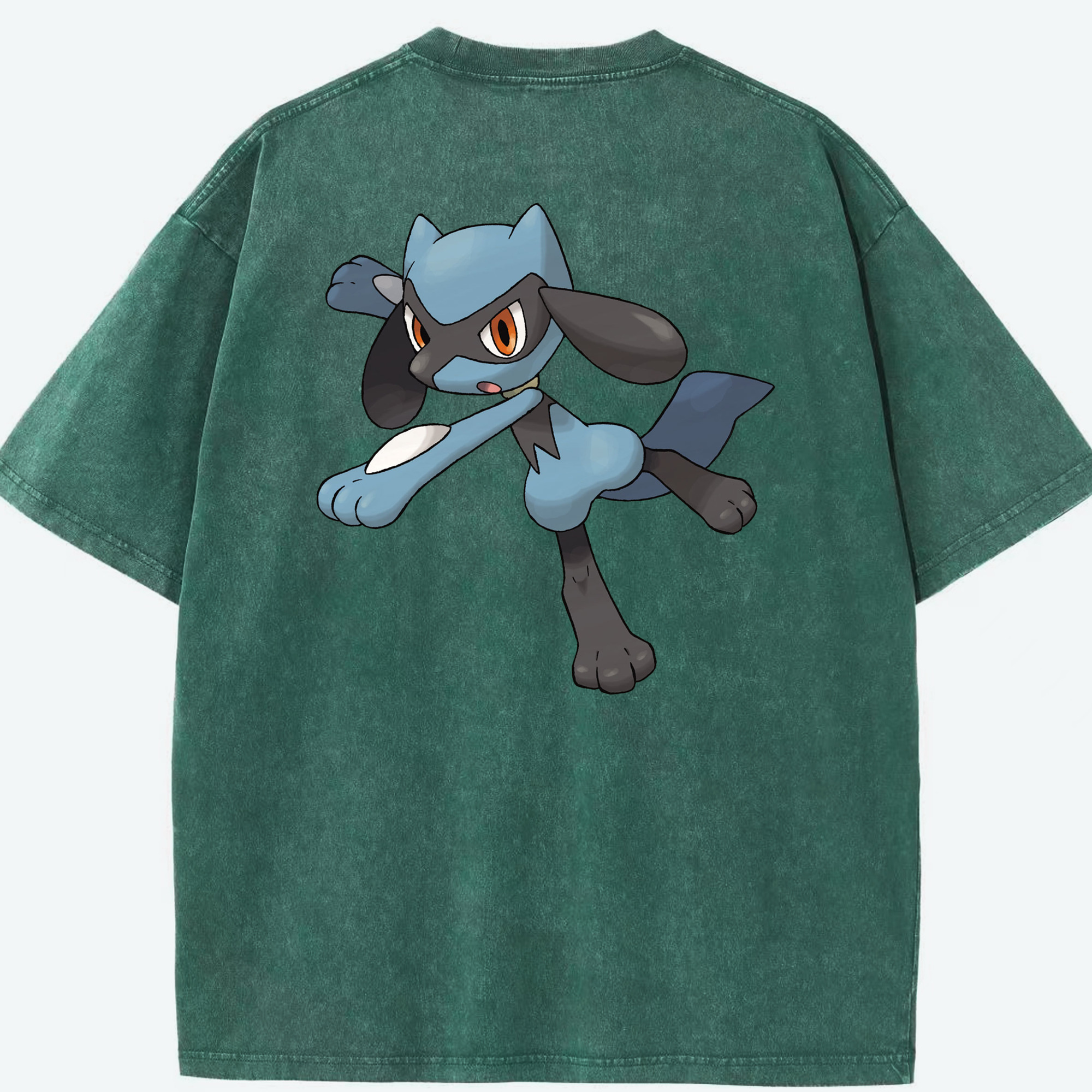 （画像用） ポケットモンスター Pokémon 綿100% ヴィンテージ風 半袖Tシャツ（背面プリント）
